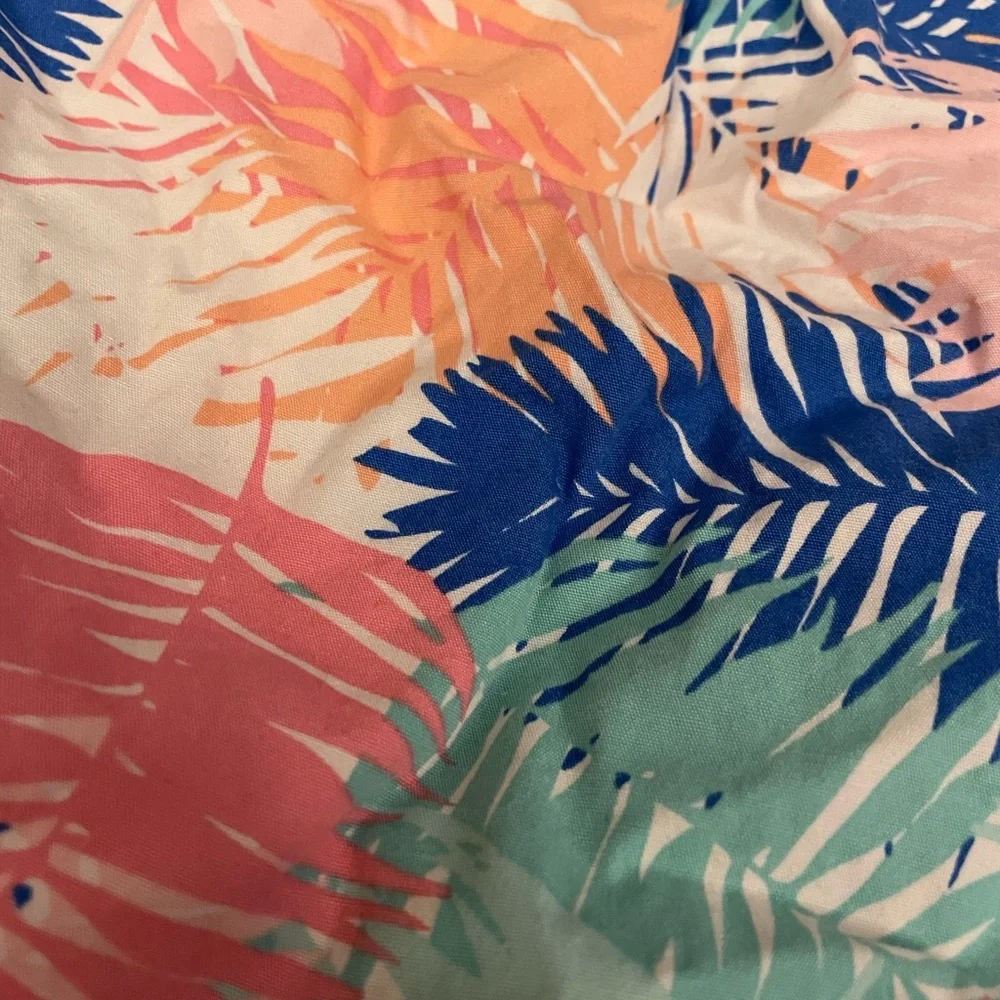 Nautica Girl’s Tropical Summer Cold Shoulder Dress